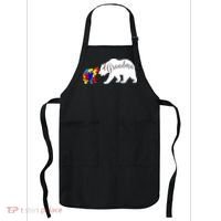 Grandma Bear Autism Awareness Apron thumb 0