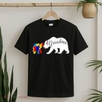 Grandma Bear Autism Awareness T-Shirt thumb 2