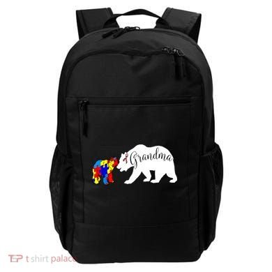 Grandma Bear Autism Awareness Backpack