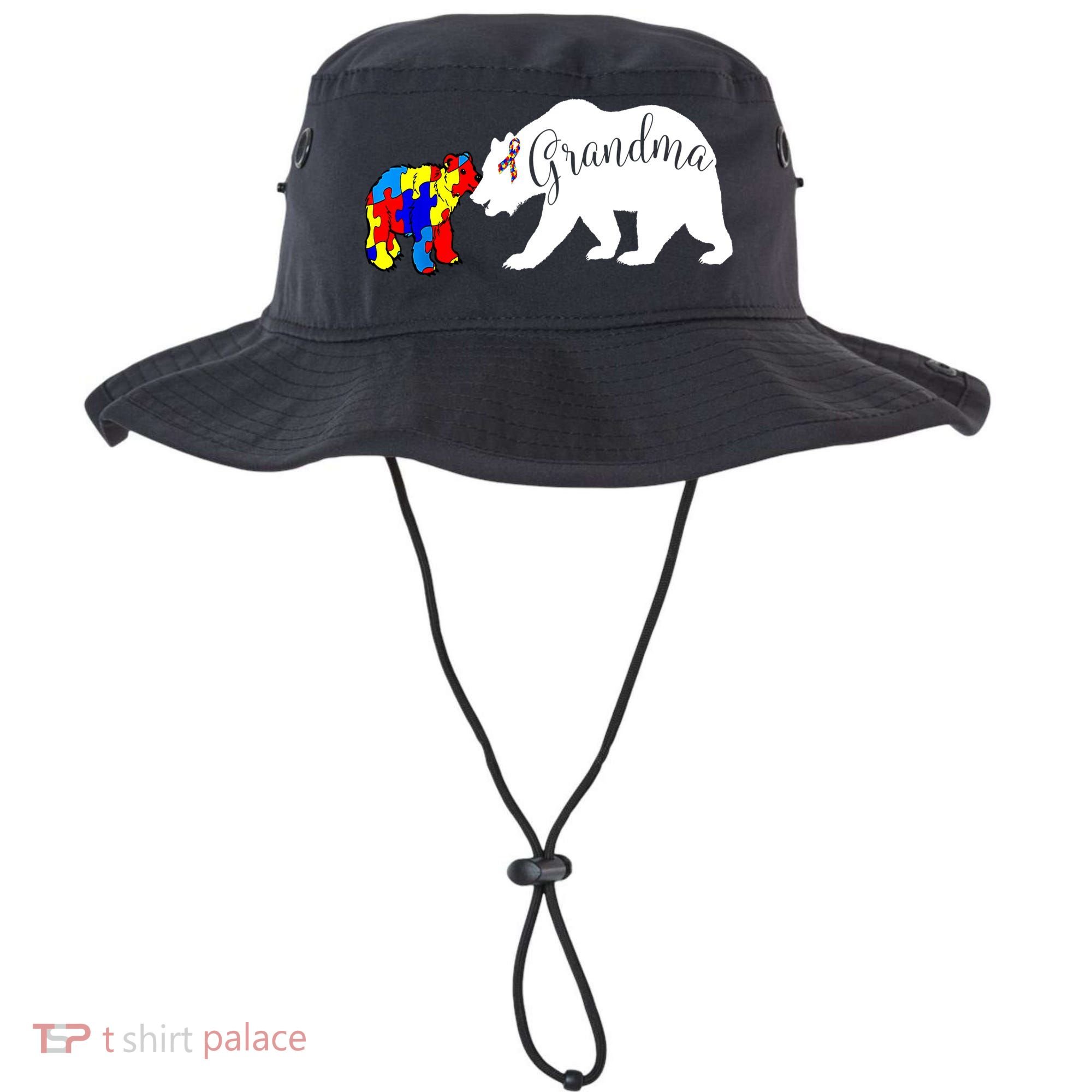 Grandma Bear Autism Awareness Bucket Hat