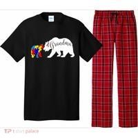 Grandma Bear Autism Awareness Pajama Set thumb 0