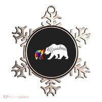 Grandma Bear Autism Awareness Ornament thumb 0