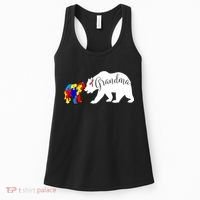 Grandma Bear Autism Awareness Women's Tank Top thumb 0