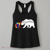 Grandma Bear Autism Awareness Women's Tank Top thumb 3