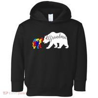 Grandma Bear Autism Awareness Toddler Hoodie thumb 0