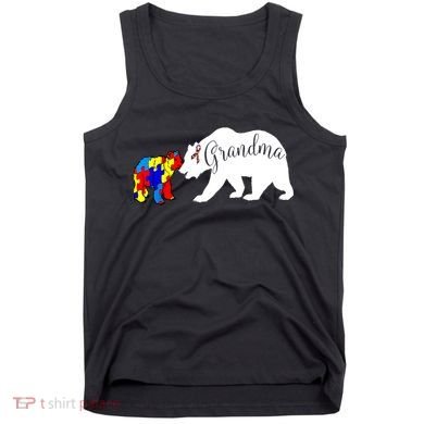 Grandma Bear Autism Awareness Tank Top
