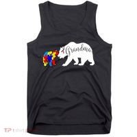 Grandma Bear Autism Awareness Tank Top thumb 0