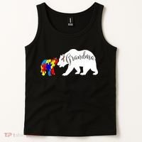 Grandma Bear Autism Awareness Tank Top thumb 2