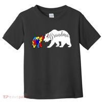 Grandma Bear Autism Awareness Toddler T-Shirt thumb 0