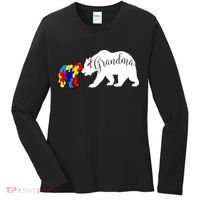 Grandma Bear Autism Awareness Women's Long Sleeve Shirt thumb 0