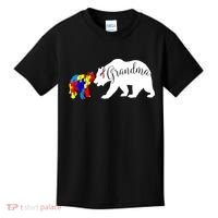Grandma Bear Autism Awareness Kids T-Shirt thumb 0