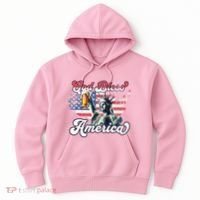 God Bless America Funny Patriotic Hoodie thumb 0