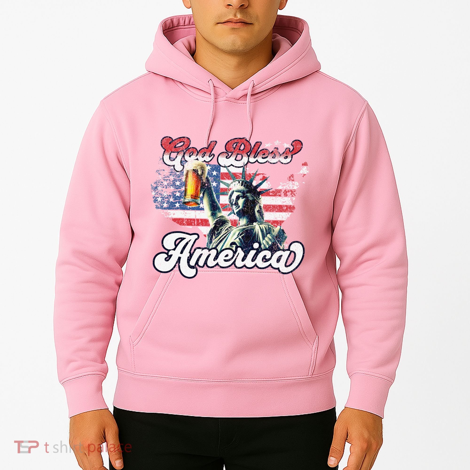 God Bless America Funny Patriotic Hoodie