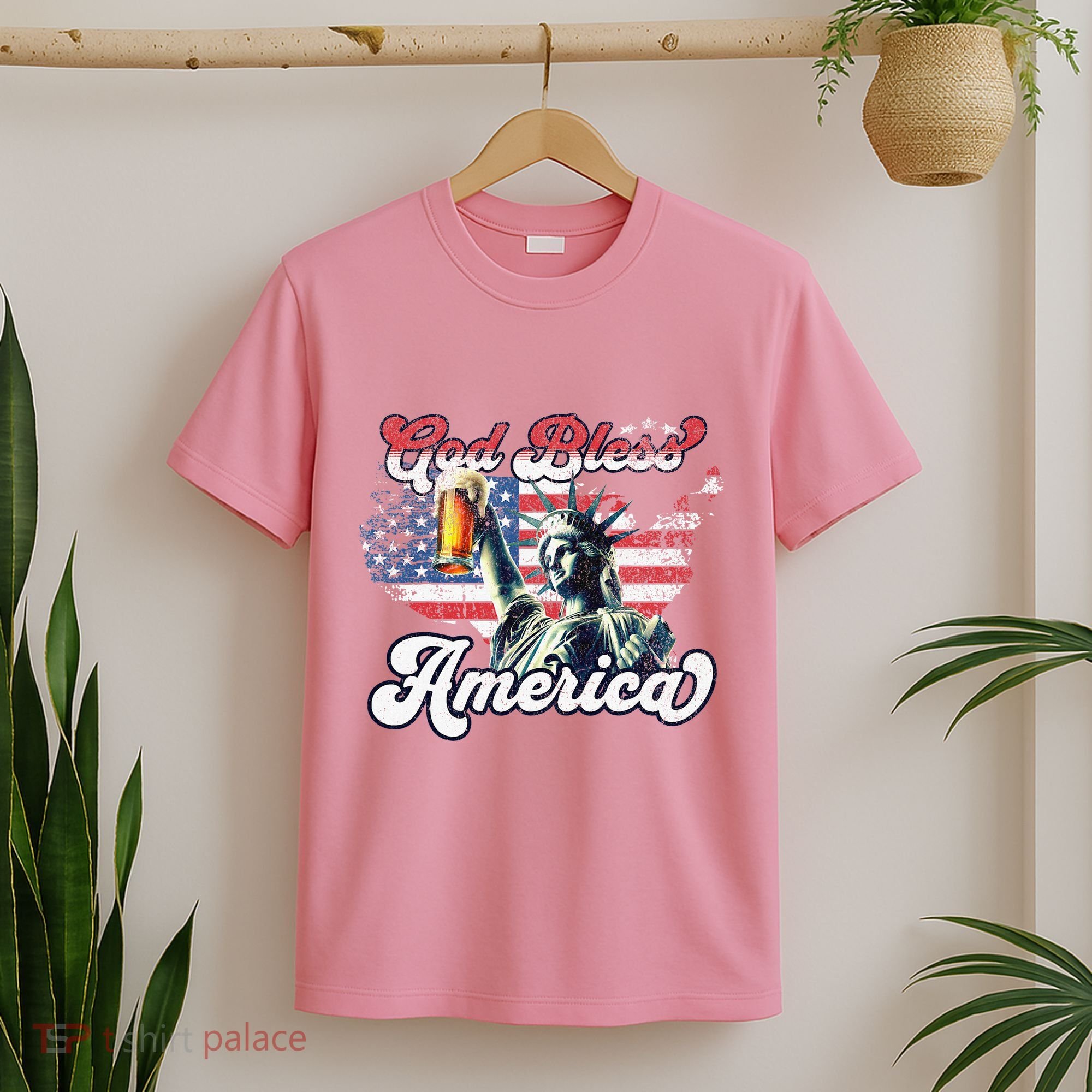 God Bless America Funny Patriotic T-Shirt