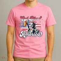 God Bless America Funny Patriotic T-Shirt thumb 3
