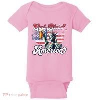 God Bless America Funny Patriotic Baby Bodysuit thumb 0