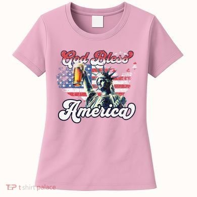 God Bless America Funny Patriotic Women's T-Shirt