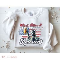 God Bless America Funny Patriotic Sweatshirt thumb 2