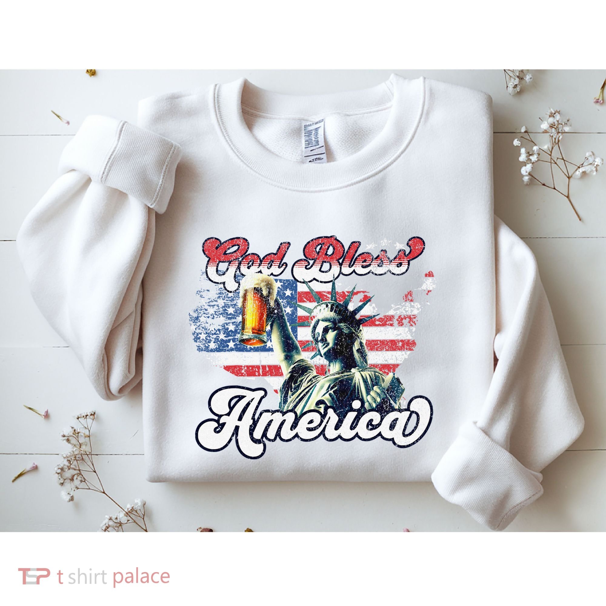 God Bless America Funny Patriotic Sweatshirt