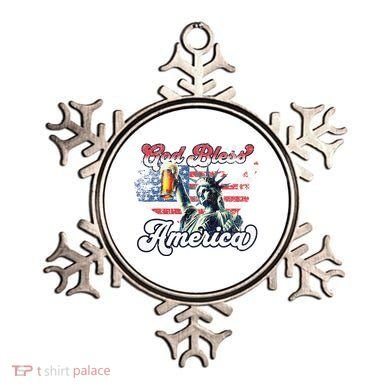 God Bless America Funny Patriotic Ornament