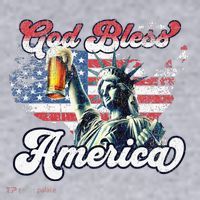 God Bless America Funny Patriotic Women's Sweatshirt thumb 2