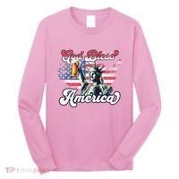 God Bless America Funny Patriotic Long Sleeve Shirt thumb 0