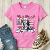 God Bless America Funny Patriotic Women's T-Shirt thumb 3