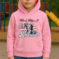 God Bless America Funny Patriotic Kids Hoodie thumb 2