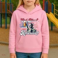 God Bless America Funny Patriotic Kids Hoodie thumb 3