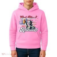 God Bless America Funny Patriotic Kids Hoodie thumb 4