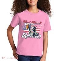 God Bless America Funny Patriotic Kids T-Shirt thumb 2