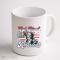God Bless America Funny Patriotic Coffee Mug thumb 1