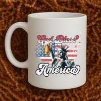 God Bless America Funny Patriotic Coffee Mug thumb 2