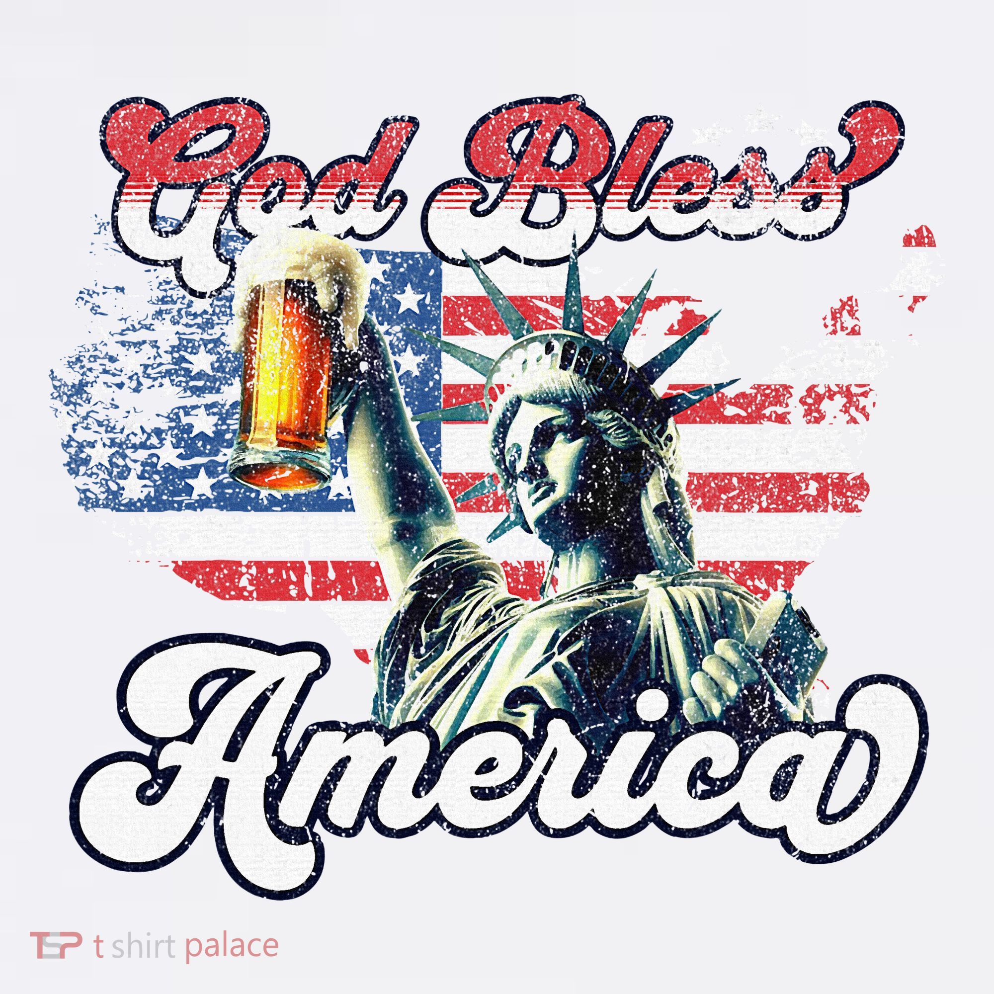 God Bless America Funny Patriotic Beanie