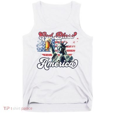 God Bless America Funny Patriotic Tank Top