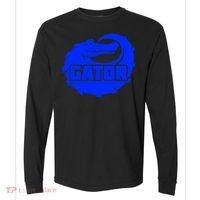 Gator Blue Alligator Comfort Colors Heavyweight Long Sleeve T-Shirt thumb 0