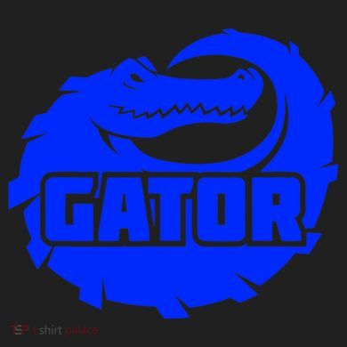 Gator Blue Alligator Comfort Colors Heavyweight Long Sleeve T-Shirt