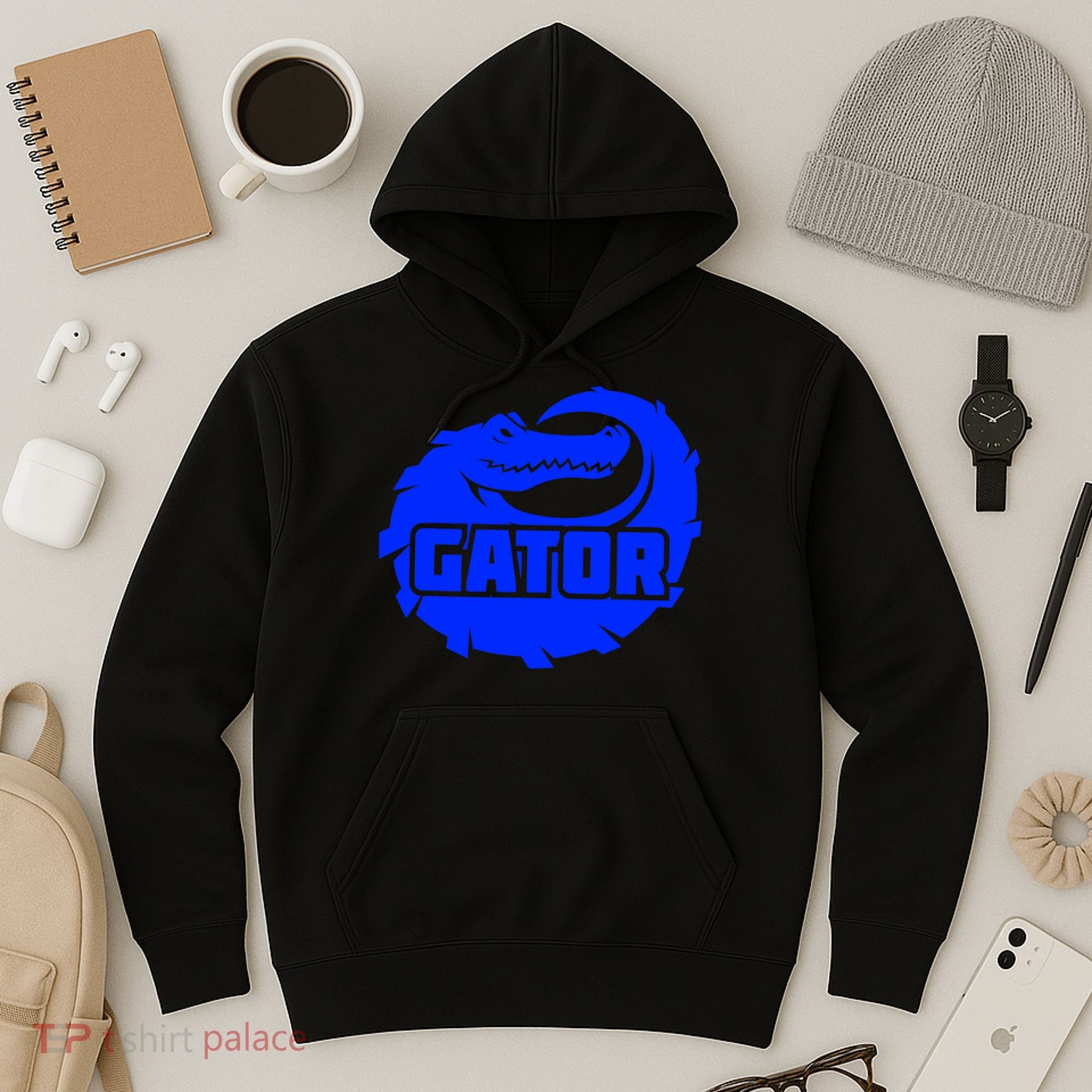 Gator Blue Alligator Hoodie