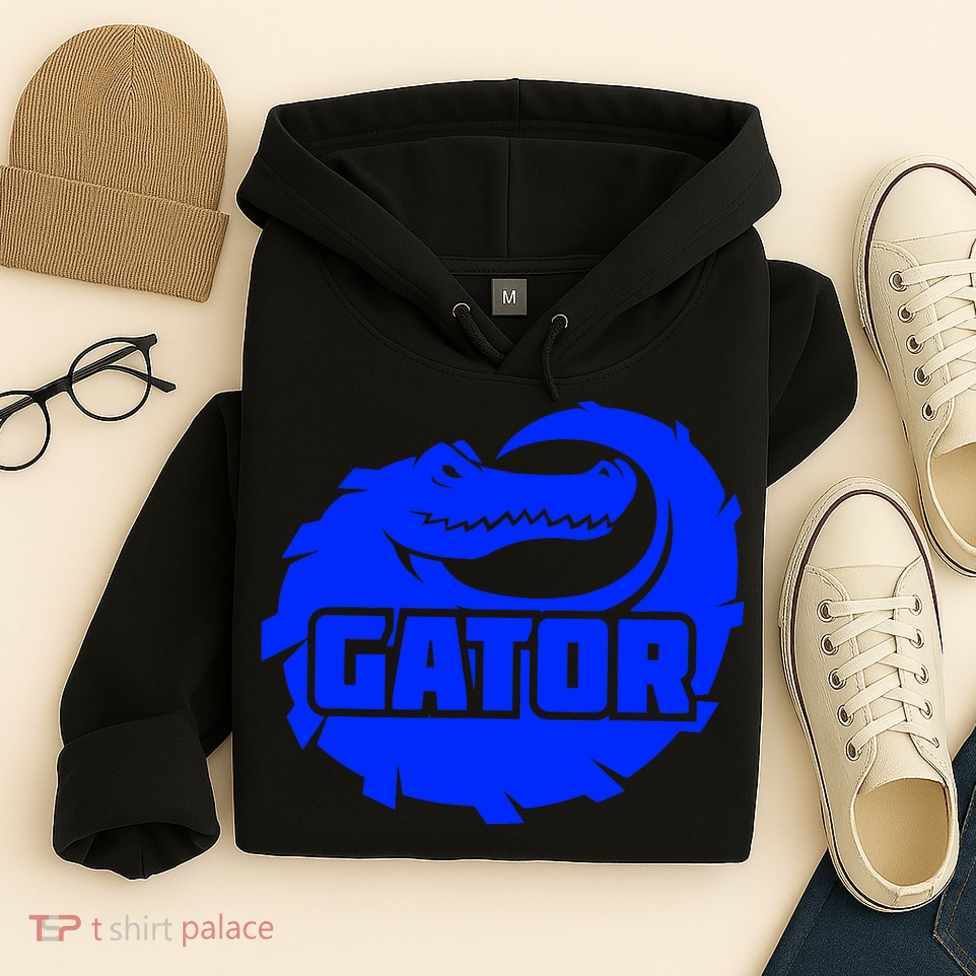 Gator Blue Alligator Hoodie