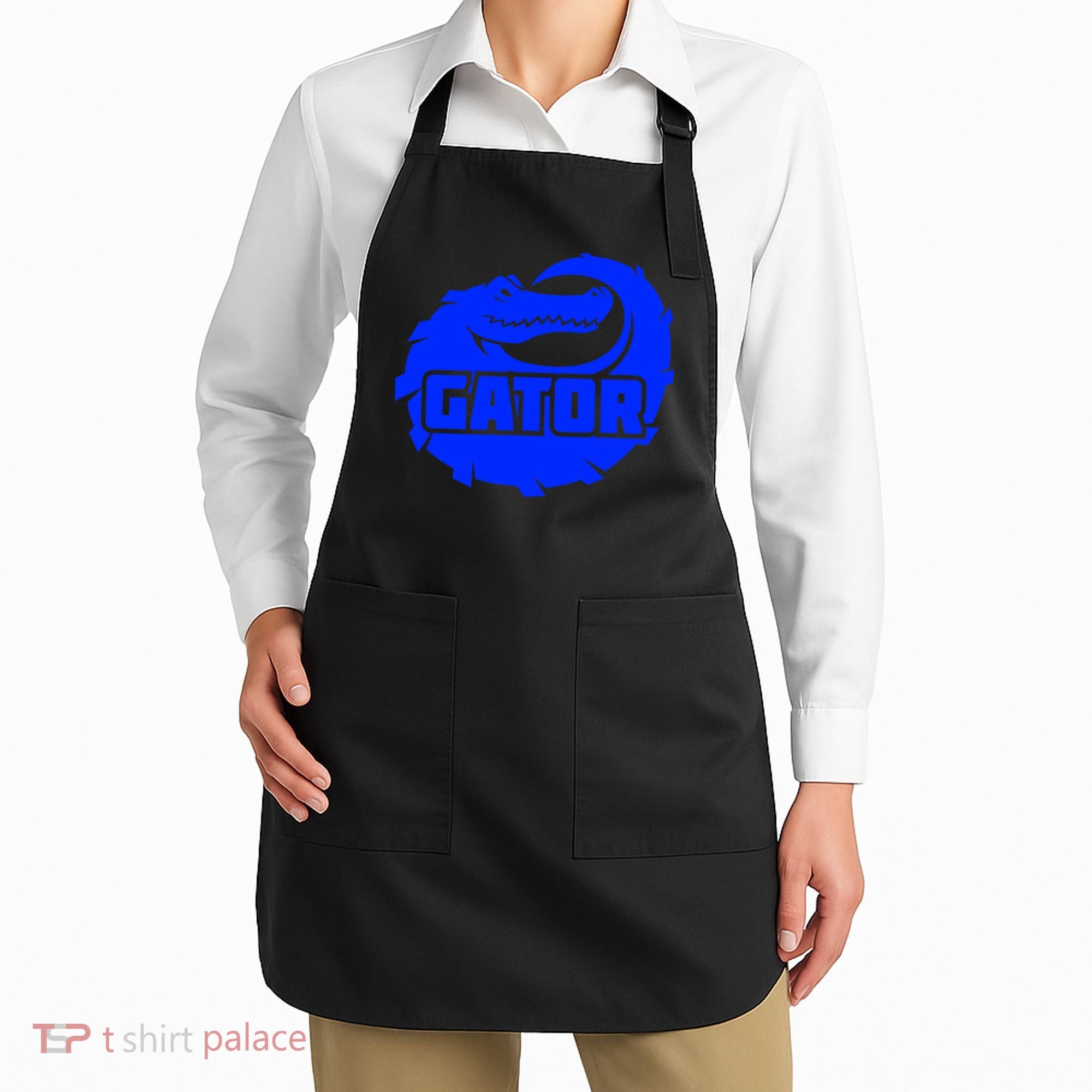 Gator Blue Alligator Apron