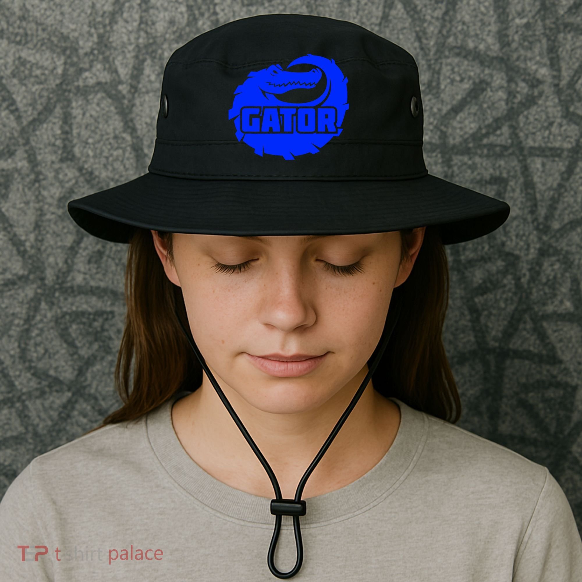 Gator Blue Alligator Bucket Hat