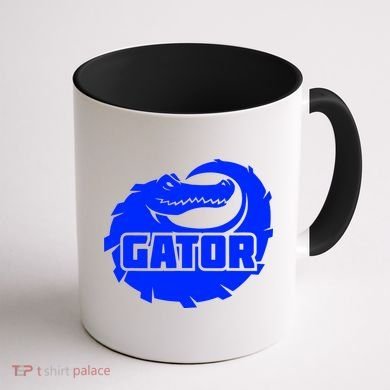 Gator Blue Alligator Coffee Mug back
