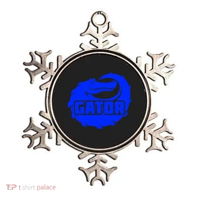 Gator Blue Alligator Ornament