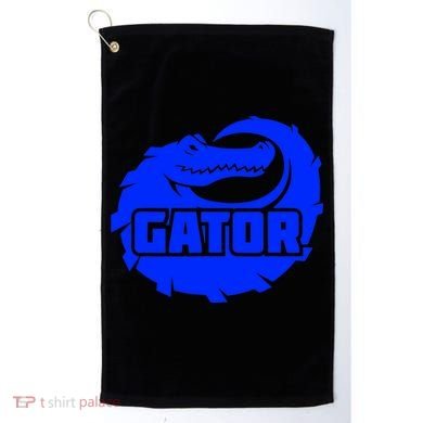 Gator Blue Alligator Golf Towel