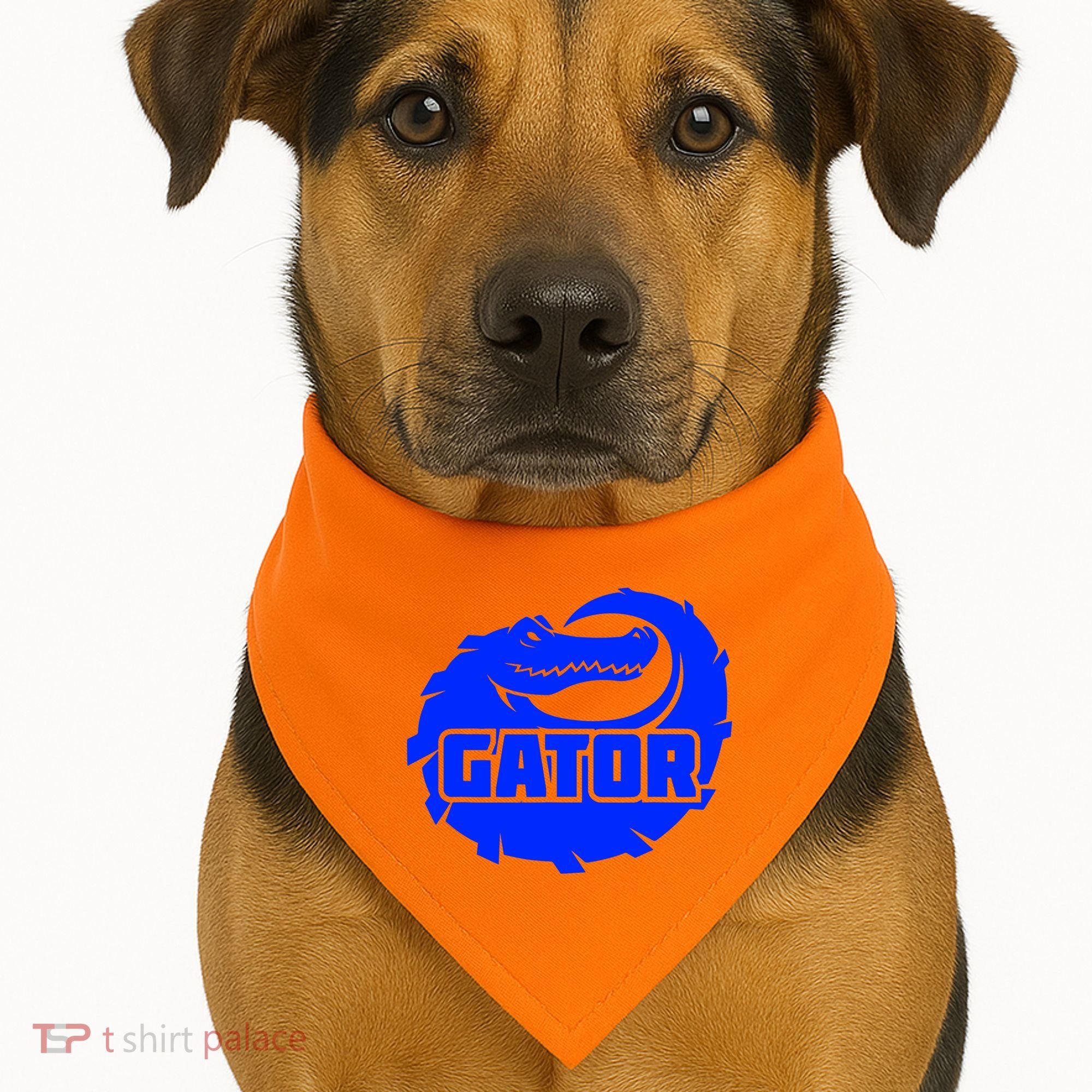 Gator Blue Alligator USA-Made Doggie Bandana