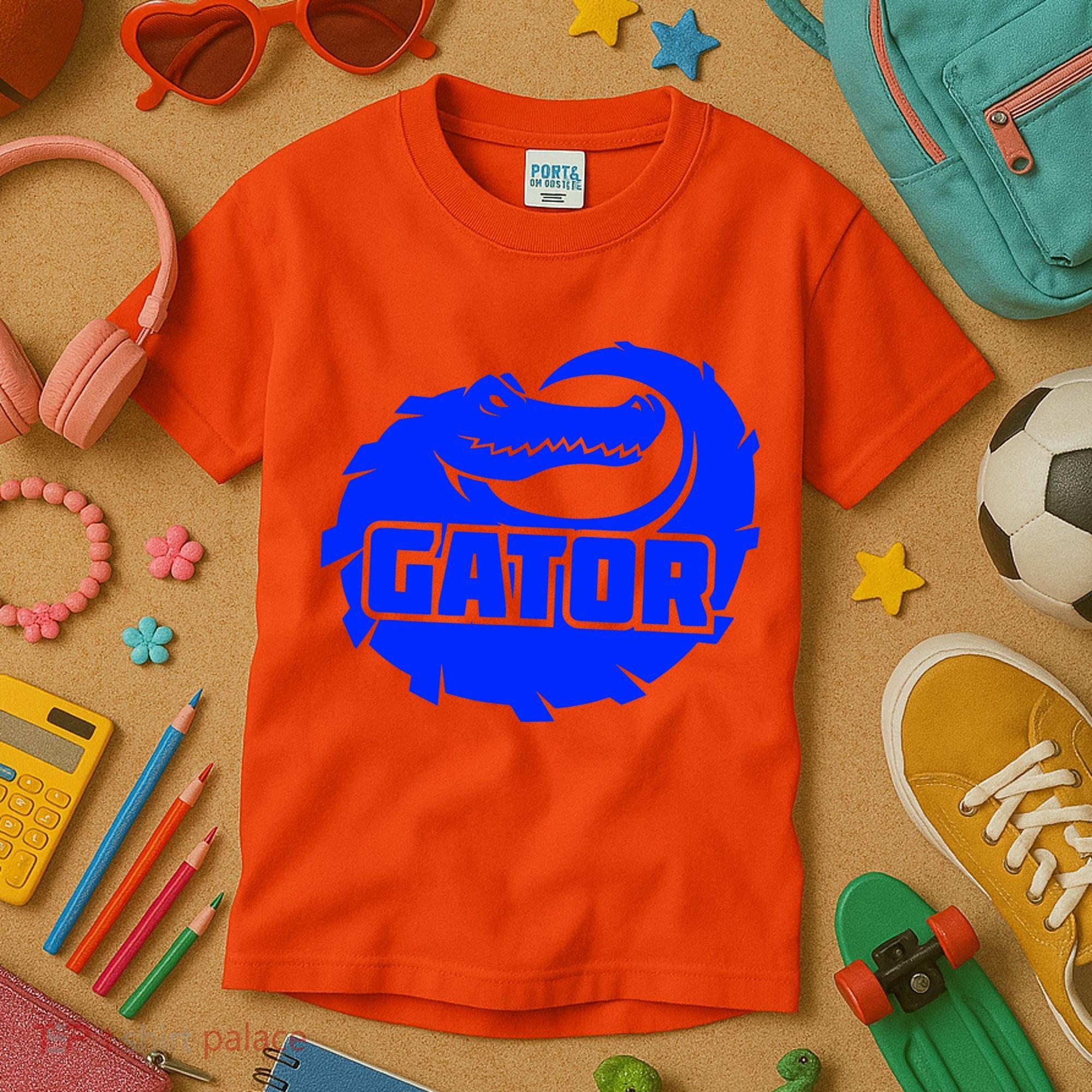 Gator Blue Alligator Kids T-Shirt