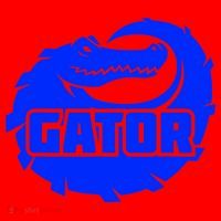 Gator Blue Alligator Santa Hat thumb 1
