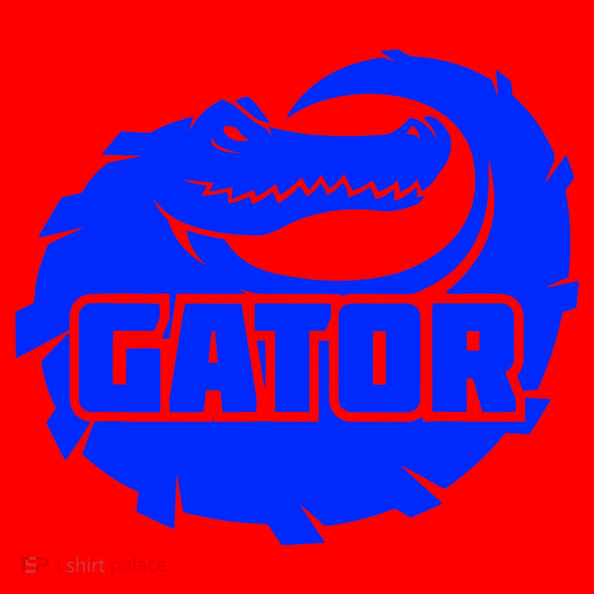 Gator Blue Alligator Santa Hat