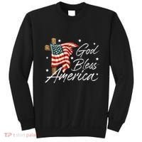 God Bless America Fourth Of July Christian Patriot Sweatshirt thumb 0