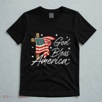 God Bless America Fourth Of July Christian Patriot T-Shirt thumb 5